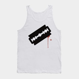 safety razor blood drop Tank Top